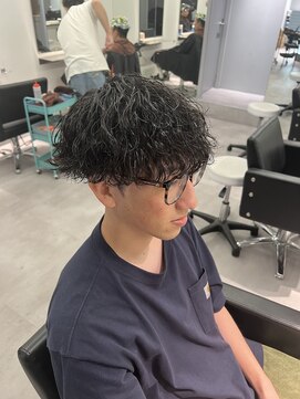 パーク バイ クリーム 大宮(PARK by CREAM) 【メンズ】波巻きスパイラルパーマ