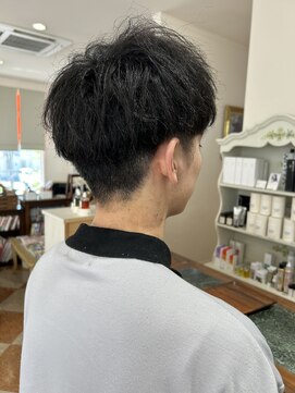 ヘア ヴァーゴ(Hair vago) ツーブロショートマッシュ