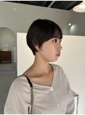 マッシュショートニュアンスカラー