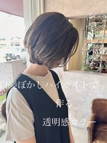 ウニレ バイ センス(unire by sense)&nbsp;【白髪ぼかし】ショートカット/透明感白髪ぼかしハイライト