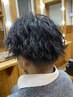 【1番人気】メンズカット+ツイストスパイラルパーマ　￥8800