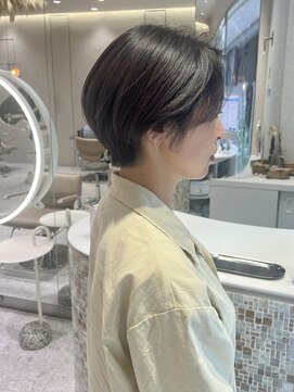 マイル 渋谷(mile) 【SATSUKI】耳かけ大人ショート / バイオレットグラデーション