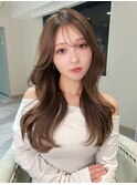 韓国風レイヤー/髪質改善カラー