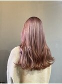 ハイトーン/ピンク/ホワイトピンク/ブリーチ/ダブルカラー/韓国