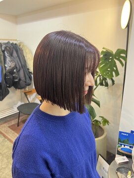 アル 心斎橋(alu) オリーブグレー/小顔に見せるヘア/ココアベージュ