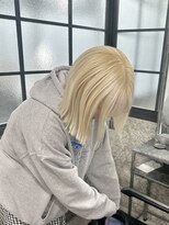 レーベン(LEBEN) 【ブリーチ2回~】切りっぱなしブロンド★