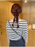 結婚式　ヘアアレンジ　卒業式　ヘアセット