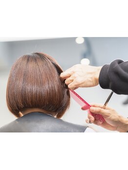 【駐車場◎】サロンだけではなく、ご自宅でも理想のスタイルを再現できるようにしっかりレクチャーします♪