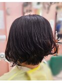 お手軽ふんわりボブ