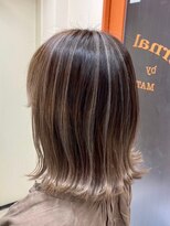 マティーナ ヘアー 池袋(Matina hair) バレイヤージュ/筋感/ベージュ/デザインカラー池袋美容室