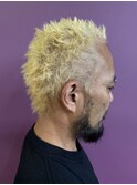 ブリーチ毛のイージーパーマスタイル