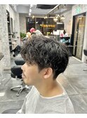 メンズカットシャドウパーマメンズパーマ