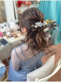 ヘアセット/ヘアアレンジ/結婚式お呼ばれヘア