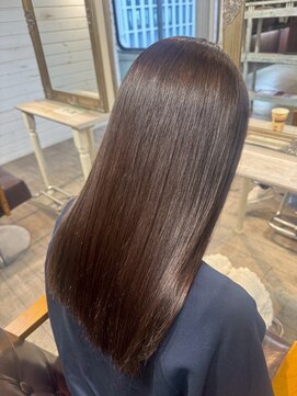 ラファンジュ ヘアー(Rohange hair) 絹髪/髪質改善カラー/艶髪ストレート/美髪/艶髪