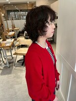 ヘアデザイン ソラ(Sola)&nbsp;レイヤーボブニュアンスパーマゆるふわ大人可愛い似合わせカット