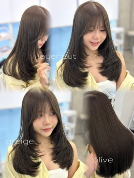 アイシー 表参道(ICY) 透明感抜群なオリーブベージュ/オリーブグレージュ