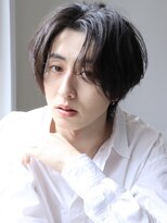 ルーシー 渋谷(LUCEY) センターパートフェザーパーマシャドウパーマメンズパーマ