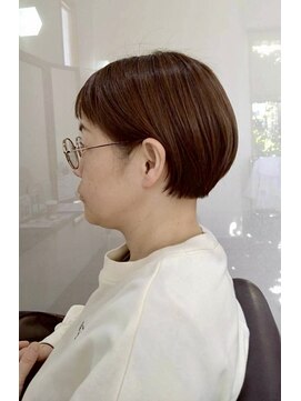 イタクラ 赤道店 (ITAKURA) ミニボブ／ショートボブ／ショートヘア／ブラウンカラー／オン眉