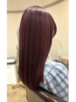 ヘアーズファイン(hair's fine)&nbsp;春のモテ髪◎髪質改善ストレート×流し前髪ロング