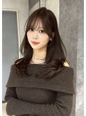 【hao渋谷】ココアブラウン×バタフライカット