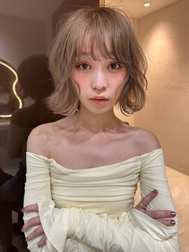 サイン 韓国ボブ 渋谷(SIGN) 韓国ボブレイヤーボブ渋谷タッセルボブお洒落なレイヤーカット