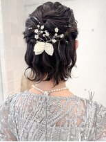 ローウェ 渋谷(Louwe) お呼ばれボブハーフアップ*misaki*