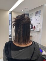 エムタニグチミュー(MTANIGUCHI Mieux)&nbsp;ヘアアレンジ/ヘアセット/ハーフアップ/カチモリ/結婚式ヘア