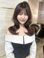 エルバイラビス 大宮(elu by lovis)&nbsp;《高瀬寛菜》ラベンダーブラウン/韓国くびれ巻き