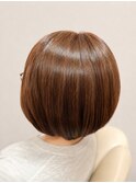 クリアヴェールカラー/40代/ショートボブ/仙台/宮城野区