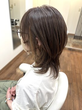 モア 下通店(MORE) セミロング/マッシュウルフマッシュウルフ