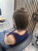 ヌーヌー 鶴ケ峰(nuu nuu)&nbsp;切りっぱなし顎ラインボブ