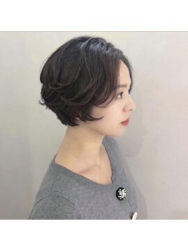 アンドワン 自由が丘(＆ONE) 大人ボブ×ニュアンスパーマ
