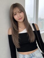 グランドール 下曽根店(Grandoll) 透明感グレージュロング【下曽根駅】
