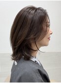 品よく若見えレイヤースタイル