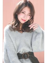 ラフィス ヘアーフラム 難波戎橋2号店(La fith hair flamme)&nbsp;【La fith】エアリーセミロング