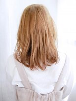 ヘアメイク ナル(hair make nalu)&nbsp;ハイトーンカラーのゆるふわミックスカール