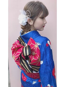 ポテト(potato) 成人式着付け ヘアアレンジ