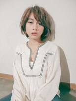 カッファ 東銀座(CUFFA)&nbsp;【CUFFA】無造作カールデザインカラー大人ボブ東銀座築地新富町