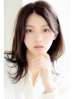 エルデ ナインズ ヘアー スタンド 川口店(elde 9's HAIR STAND)&nbsp;ホワイトグレージュのデジタルパーマウェーブミディアム