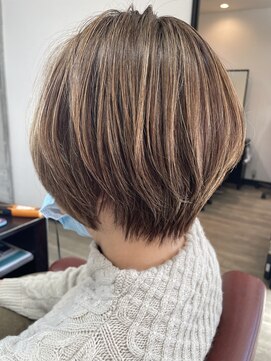 フォーカス 天王台店(FOCUS) 大人ショート×ハイライト