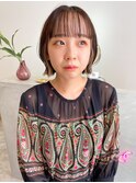 ボブ/インナーホワイトベージュ【心斎橋/堀江】