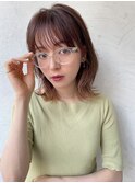 【ARTE表参道/青山】顔まわりレイヤーセミロング×透明感カラー