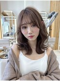 【たくぽんstyle】似合わせ顔まわり ミディアムレイヤー