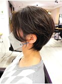 白髪ぼかしハイライト×2WAY大人ショートボブ【シン】