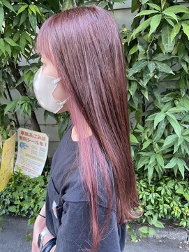 テーラヘアー 幕張本郷店(TELA HAIR) ピンク×ピンク