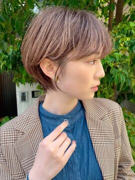 エニ 自由が丘(ENi) マチルダボブ/ピンクベージュ/インナーグレージュ[自由が丘駅]