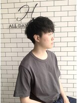 オールデイハローズ 京都駅前店(ALL DAY HELLO`S)&nbsp;大人マッシュかわいくないメンズパーマ【京都駅】３０代４０代
