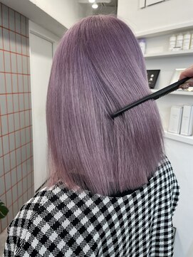 ペレ 渋谷(PELE) 切りっぱなしボブ/エアリーロング/美髪/ピンクブラウン/渋谷