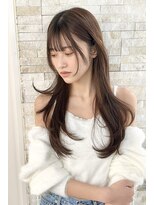 レミエ ダイカンヤマ(lemiie)&nbsp;韓国レイヤー フェミニンロング レイヤーカット☆ハッシュカット