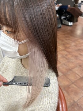 アボックス(abox) イヤリングカラー × ホワイトベージュ